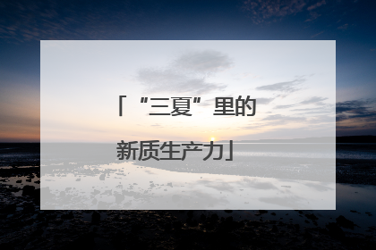 “三夏”里的新质生产力