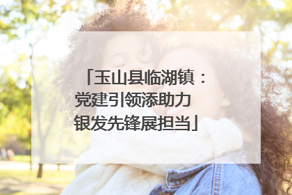 玉山县临湖镇：党建引领添助力 银发先锋展担当