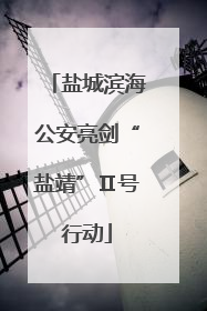 盐城滨海公安亮剑“盐靖”Ⅱ号行动