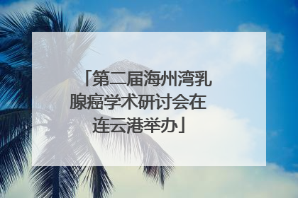 第二届海州湾乳腺癌学术研讨会在连云港举办