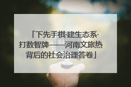 下先手棋·建生态系·打数智牌——河南文旅热背后的社会治理答卷