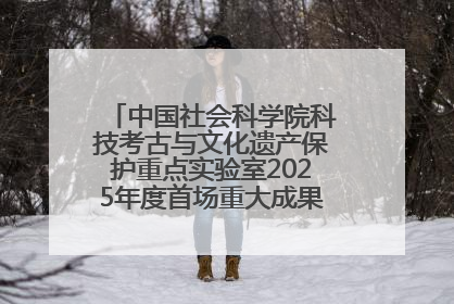 中国社会科学院科技考古与文化遗产保护重点实验室2025年度首场重大成果发布会在京举行
