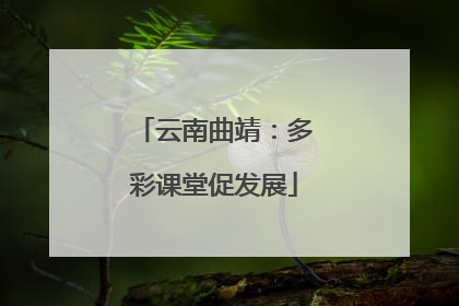 云南曲靖：多彩课堂促发展