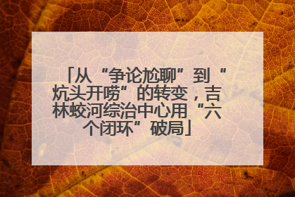 从“争论尬聊”到“炕头开唠”的转变，吉林蛟河综治中心用“六个闭环”破局