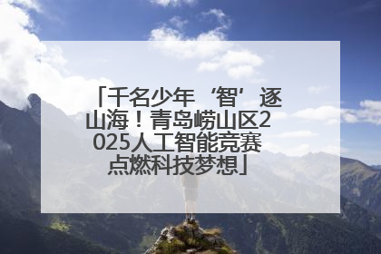千名少年‘智’逐山海！青岛崂山区2025人工智能竞赛点燃科技梦想