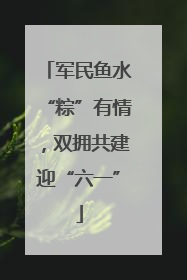 军民鱼水“粽”有情，双拥共建迎“六一”