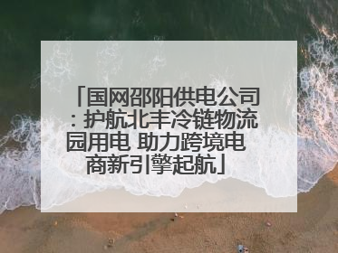 国网邵阳供电公司：护航北丰冷链物流园用电 助力跨境电商新引擎起航