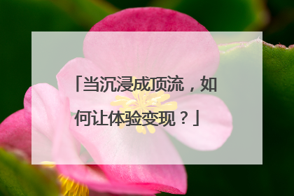 当沉浸成顶流，如何让体验变现？
