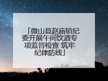 微山县赵庙镇纪委开展午间饮酒专项监督检查 筑牢纪律防线