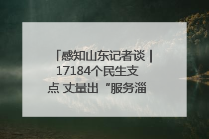 感知山东记者谈｜17184个民生支点 丈量出“服务淄博”的文明温度