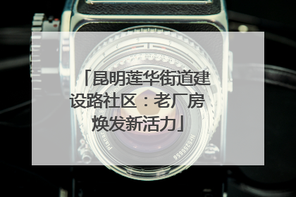 昆明莲华街道建设路社区：老厂房焕发新活力