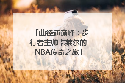 曲径通巅峰：步行者主帅卡莱尔的NBA传奇之旅