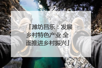 潍坊昌乐：发展乡村特色产业 全面推进乡村振兴