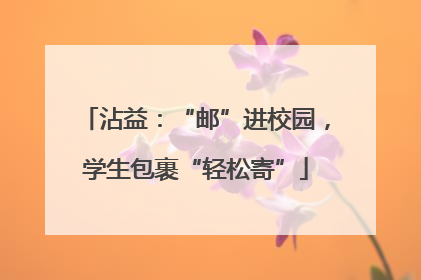 沾益：“邮”进校园，学生包裹“轻松寄”