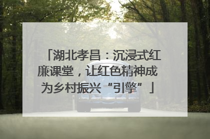 湖北孝昌：沉浸式红廉课堂，让红色精神成为乡村振兴“引擎”