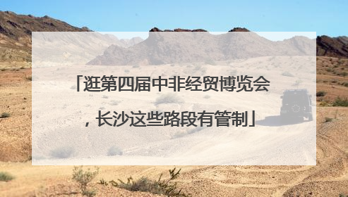 逛第四届中非经贸博览会，长沙这些路段有管制