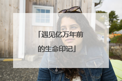 遇见亿万年前的生命印记